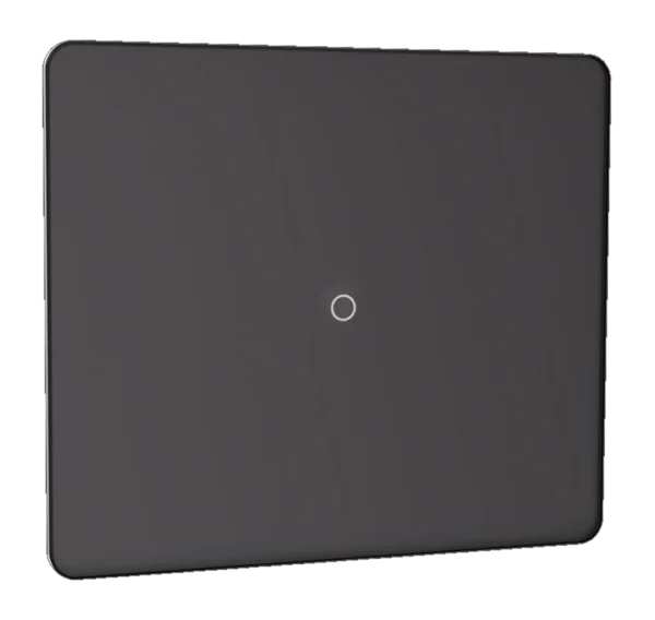 Lumora glossy glass 2m 1 switch in grey