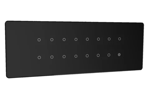 Lumora glossy glass 8m 15 switch + 1 master