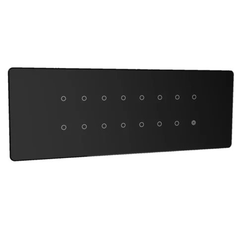 Lumora glossy glass 8m 15 switch + 1 master