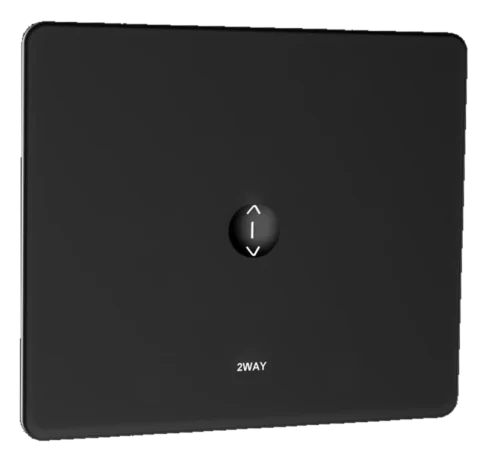 Eclipse matt glass 2m 2 way switch