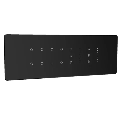 Lumora glossy glass 8m 7 switch + 1 master + 2 fan