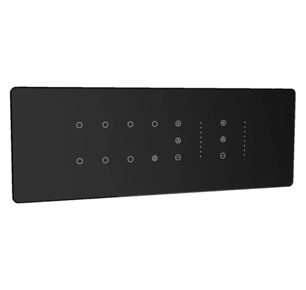 Lumora glossy glass 8m 7 switch + 1 master + 2 fan