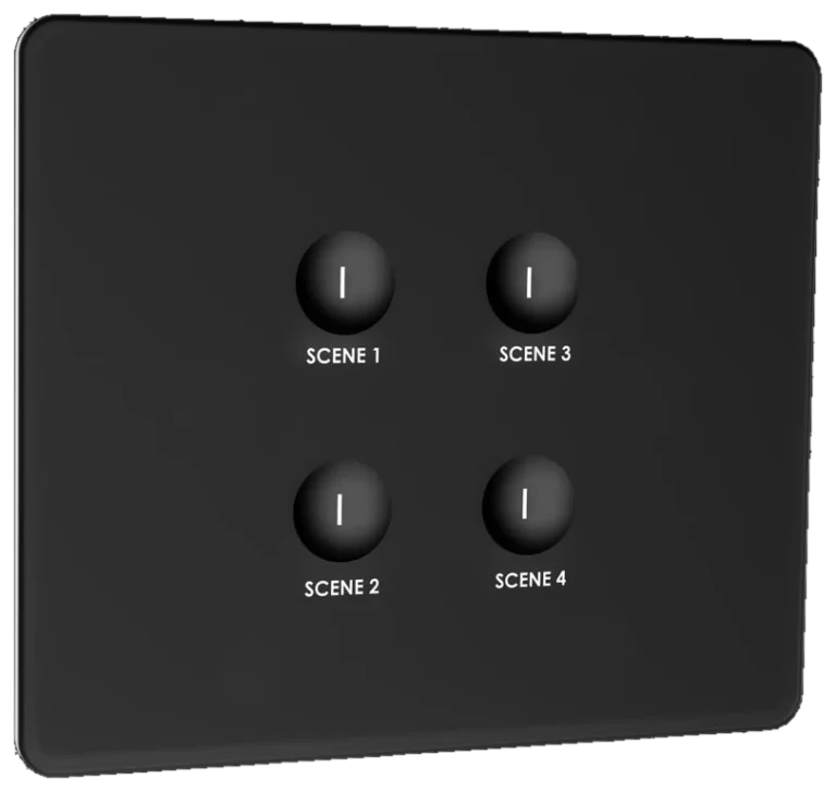 Lumora matt glass 2M scene switch